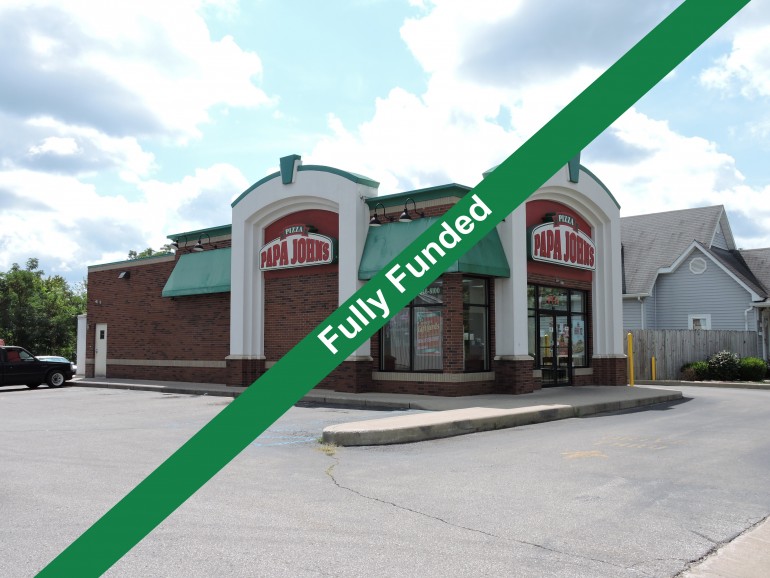 Papa John's Salem, Indiana| Crowdfunding Real Estate Investment Fully Funded